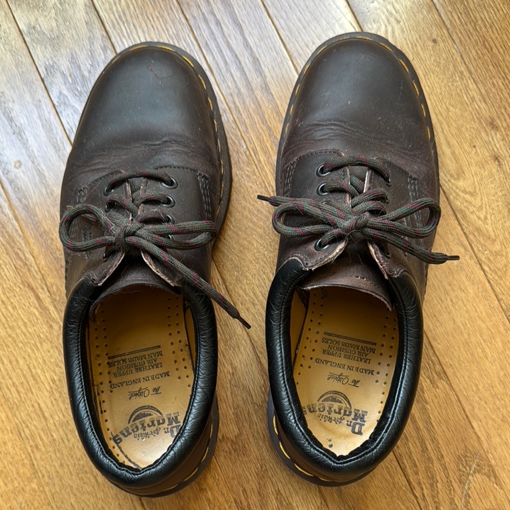 Dr. Martens Made in England Brown Oxfords Classic Design
